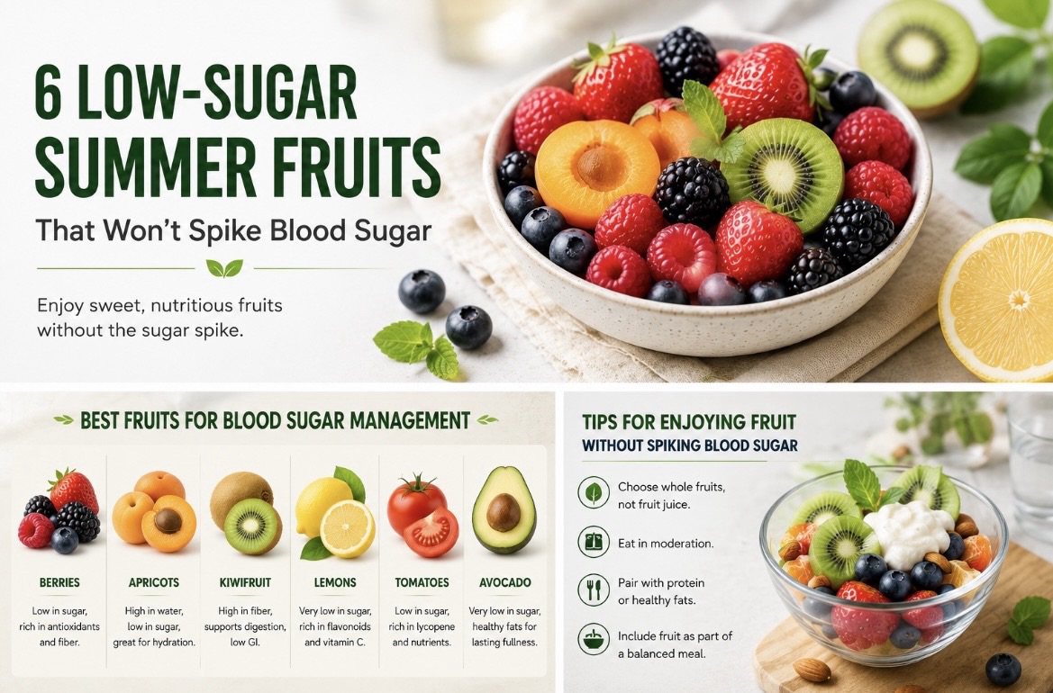 6 Fruits That Won’t Spike Blood Sugar