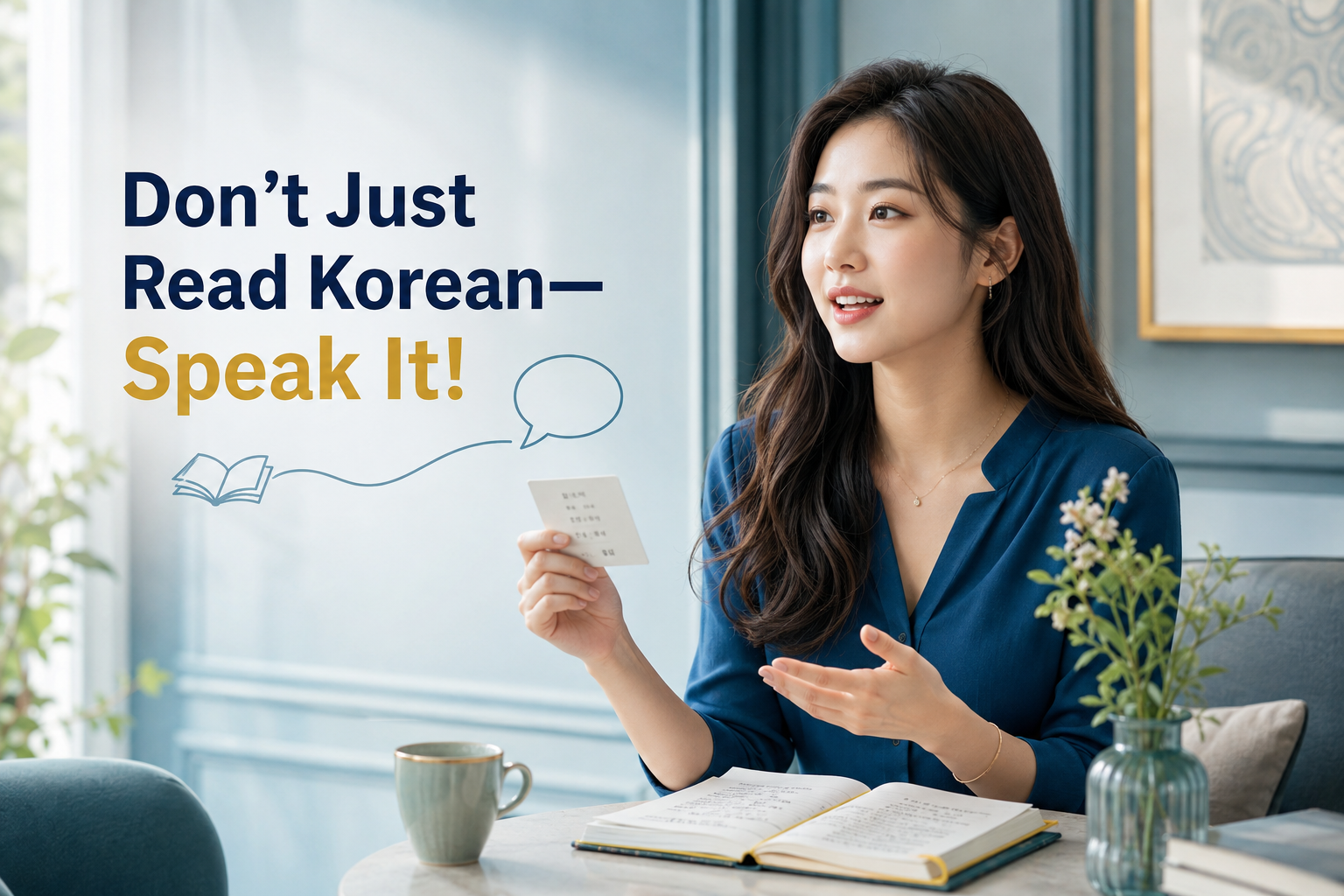 Don’t Just Read Korean—Speak It!