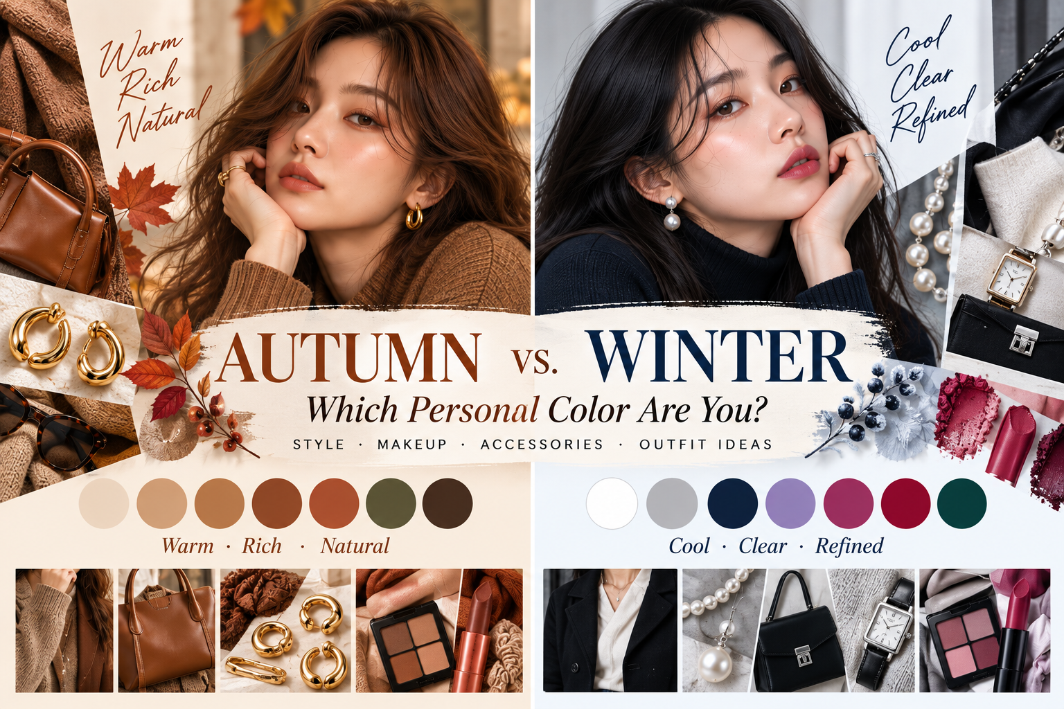 Autumn vs. Winter: Which Personal Color Are You?